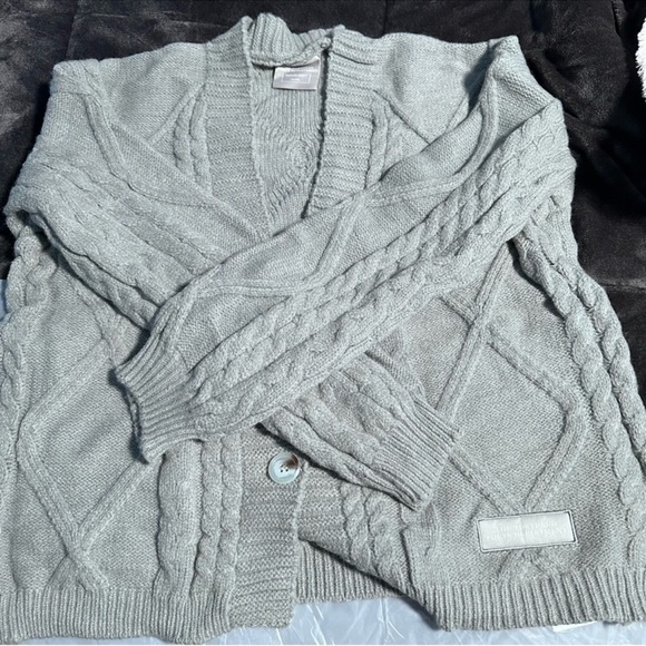 NWT Taylor Swift TTPD Gray Cardigan M/L - Picture 4 of 5